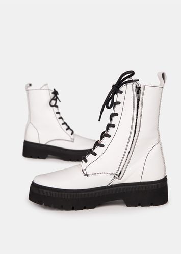 off white combat boots