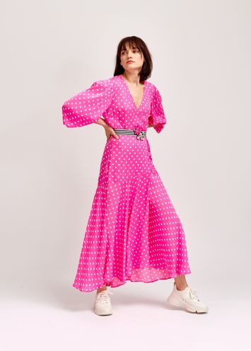 essentiel antwerp pink dress