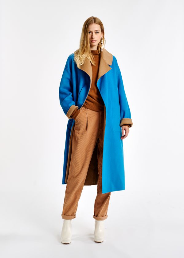 camel wool cape