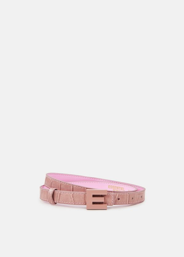 thin pink belt