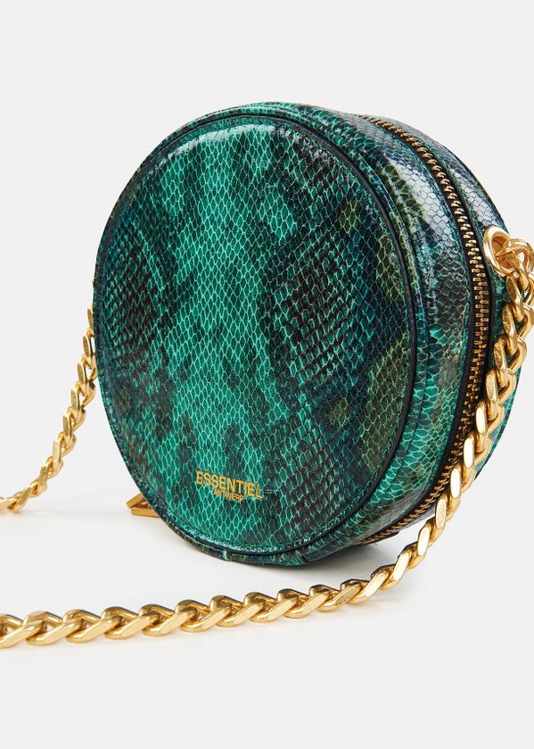 snake effect bag