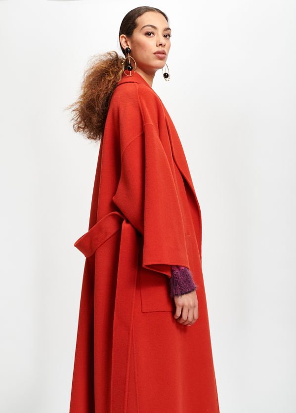 Gürtel Roter Wollmantel Deutschland Essentiel Mit Antwerp xWrCdoBe