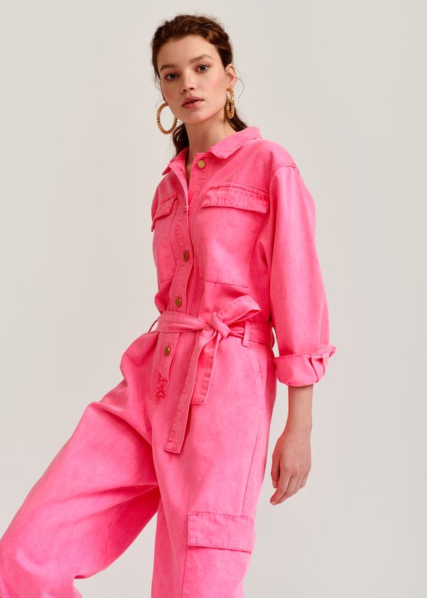 pinker jumpsuit