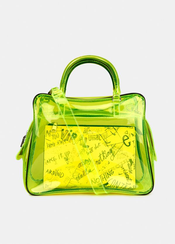 neon yellow bag