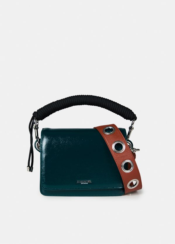 green shoulder bag