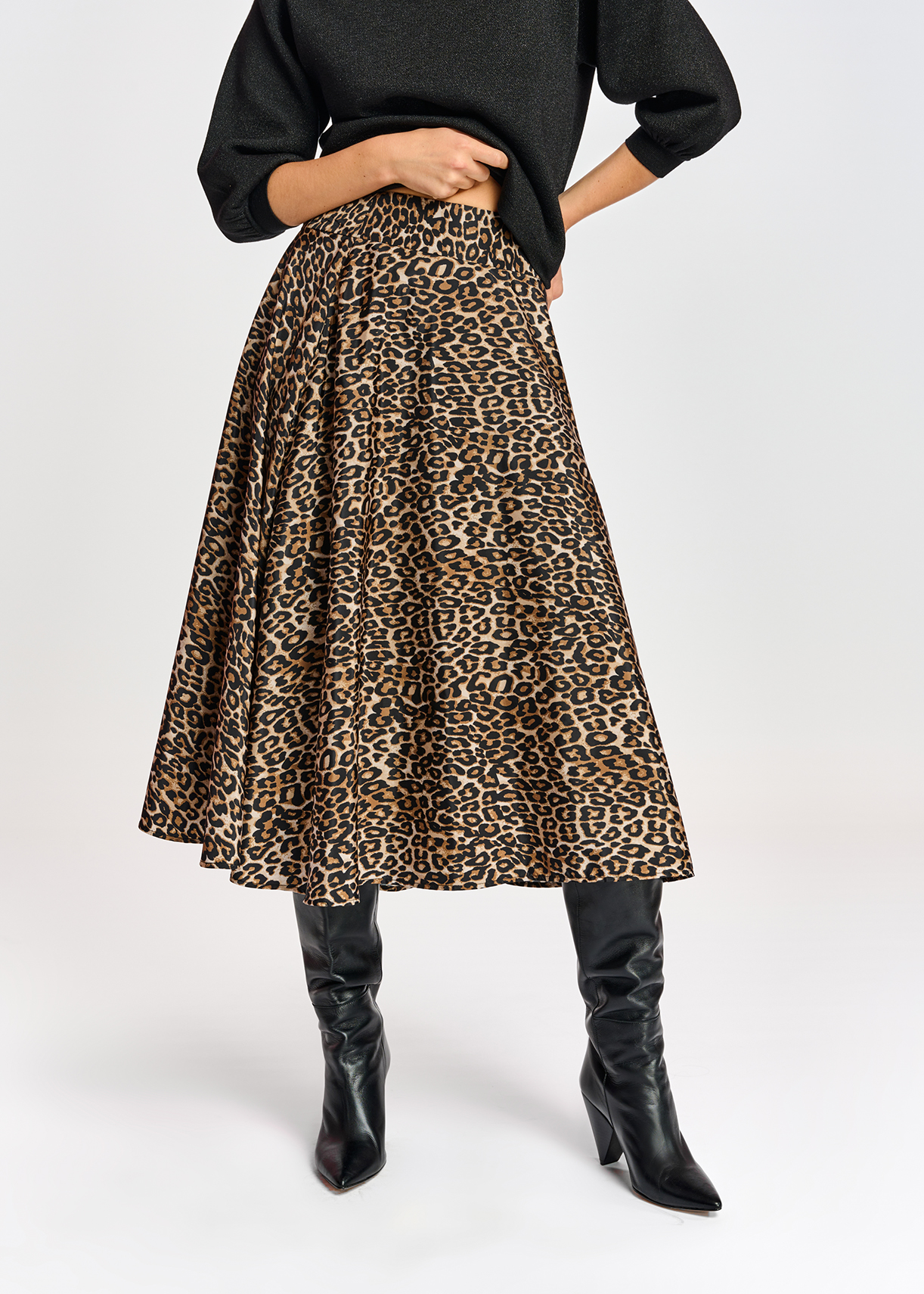 leopard print skirt very