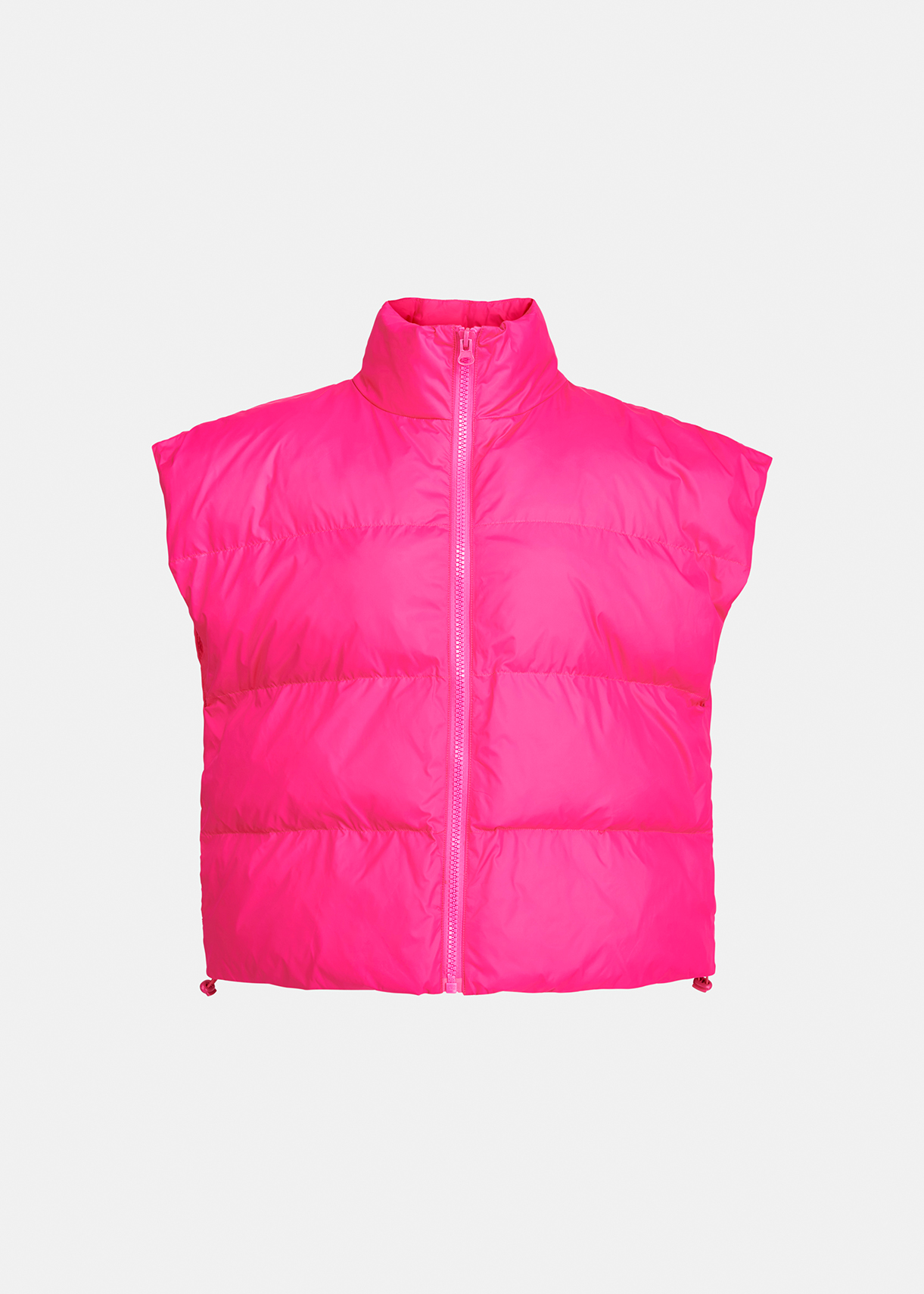 doudoune rose sans manche