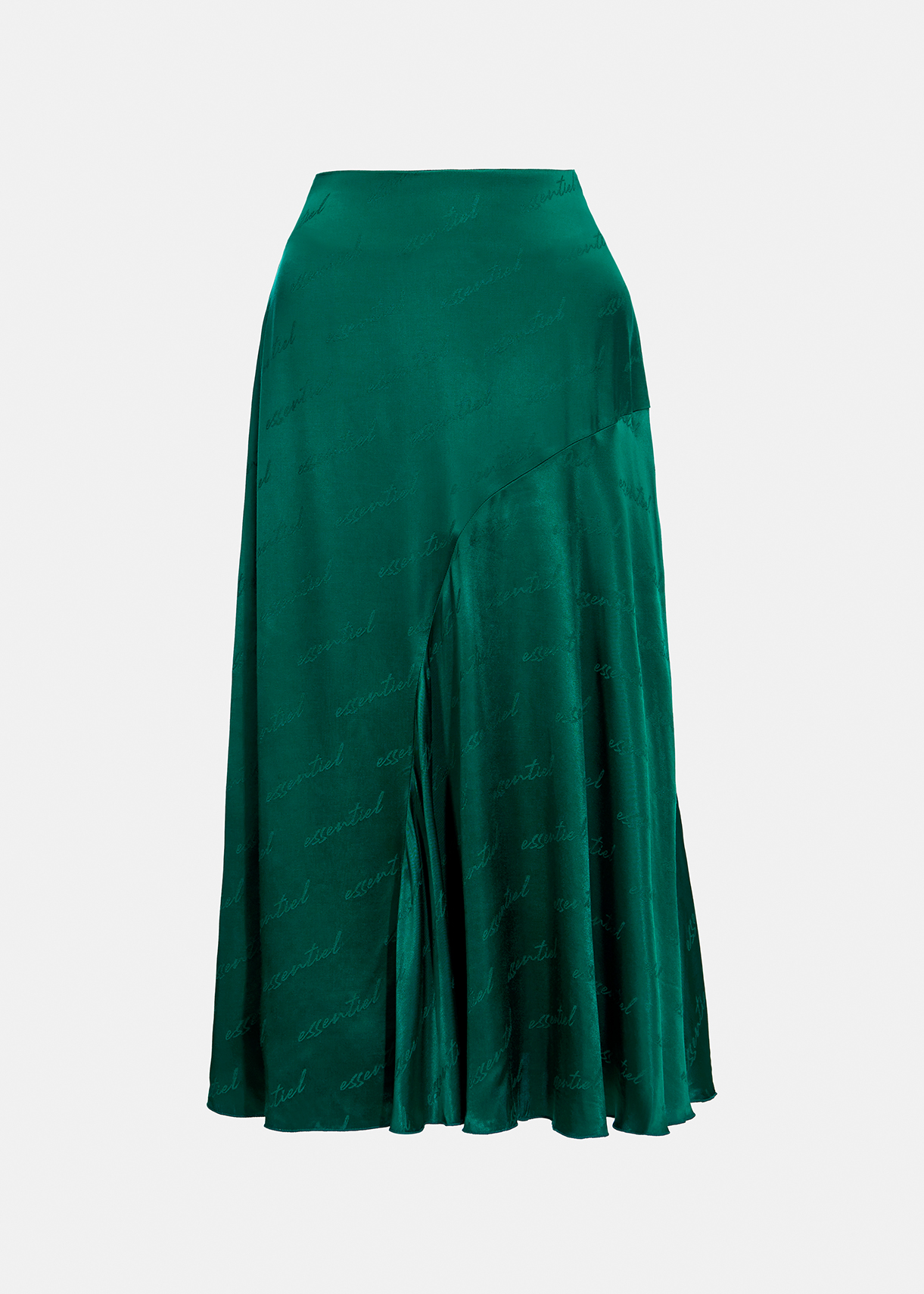 green midi skirt h and m