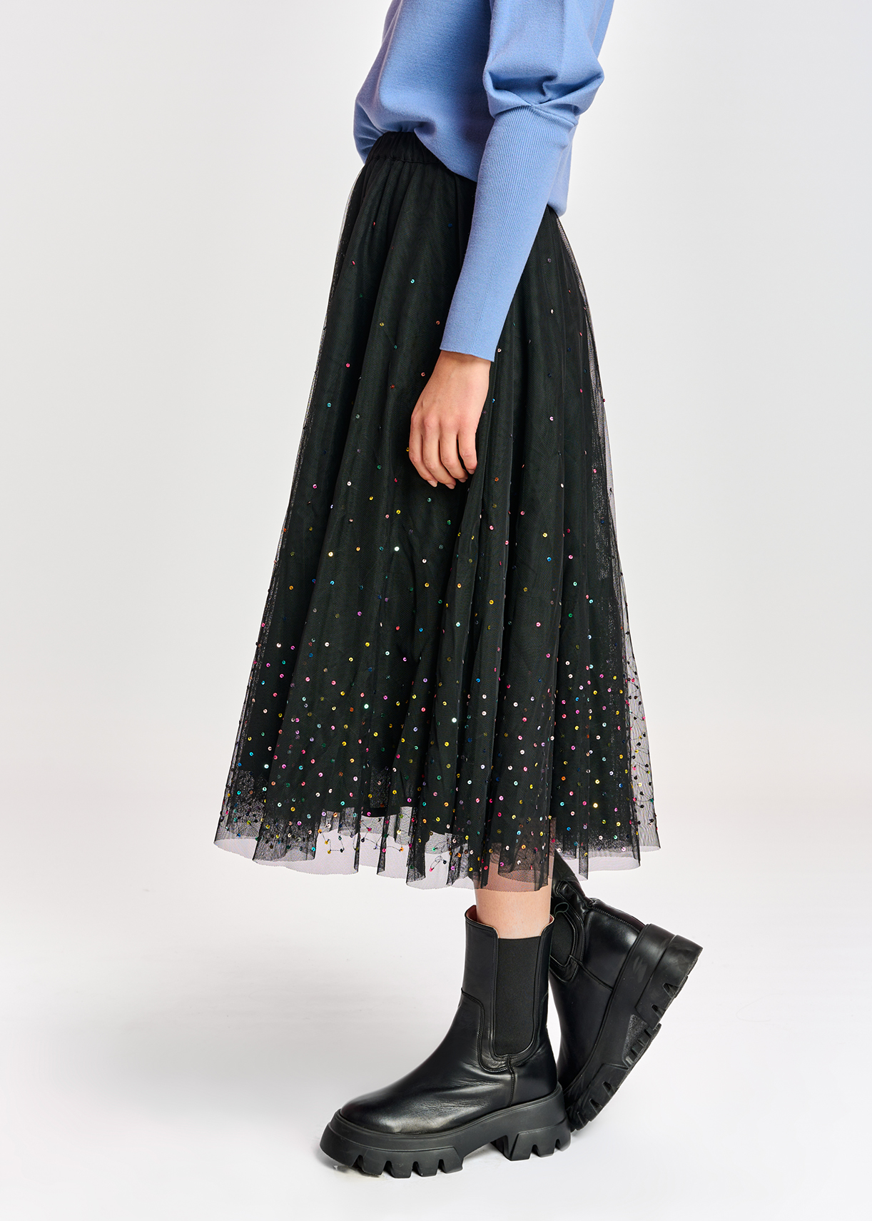 black tulle skirt next day delivery