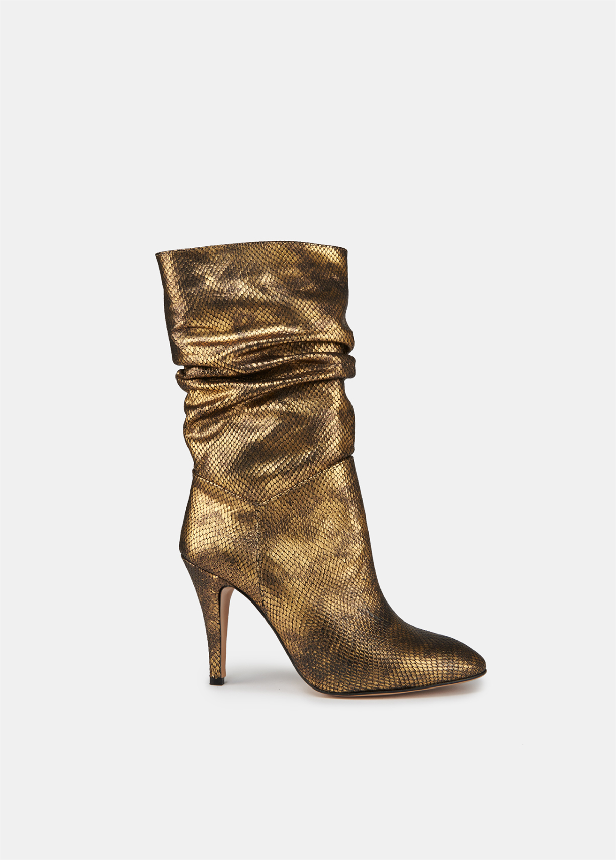 Gold leather boots - Essentiel Antwerp 